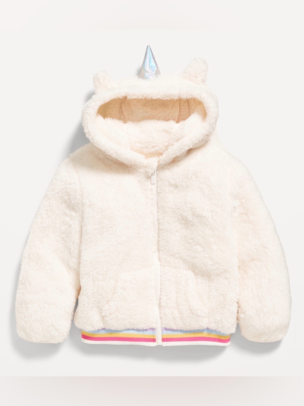 Old Navy Toddler Girls Critter Hooded Jacket (Size: 5T)